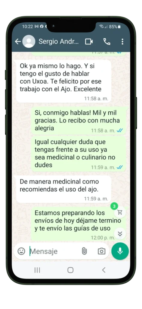 Testimonio Ajo negro de UXO